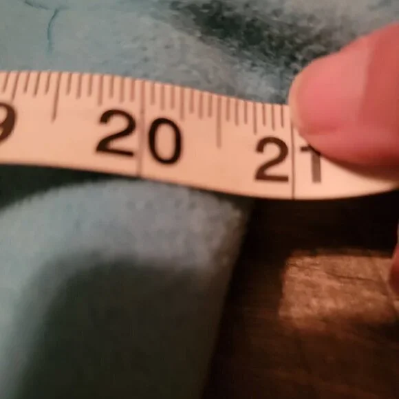 Vintage Sharon Young turquoise blue cutwork wool jacket.  Fully lined.  Size Med - Picture 11 of 12